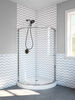 38" OPP Round Shower Enclosure Clear