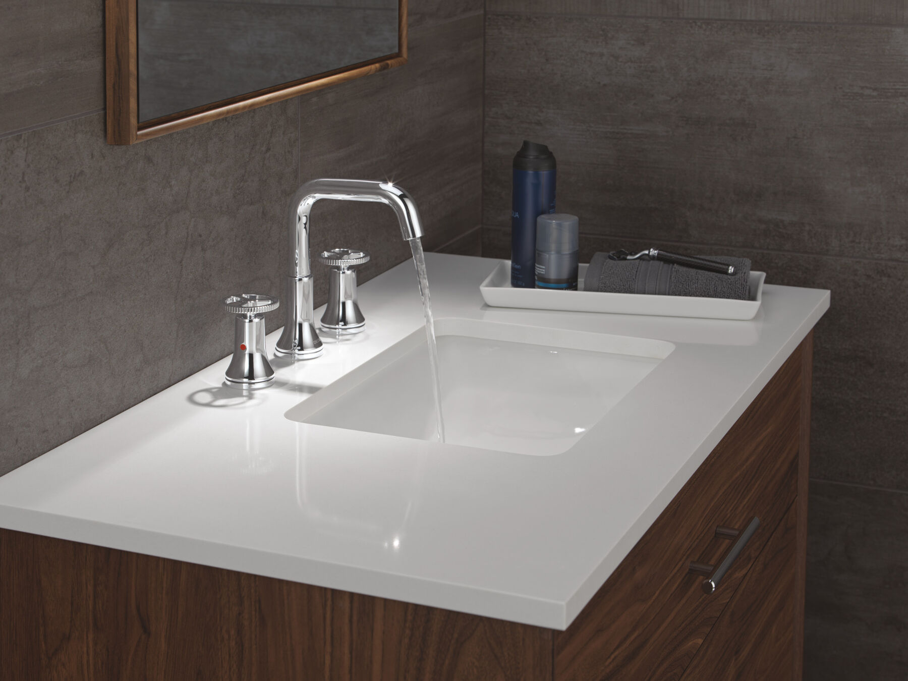 Two Handle Widespread Bathroom Faucet, image 2