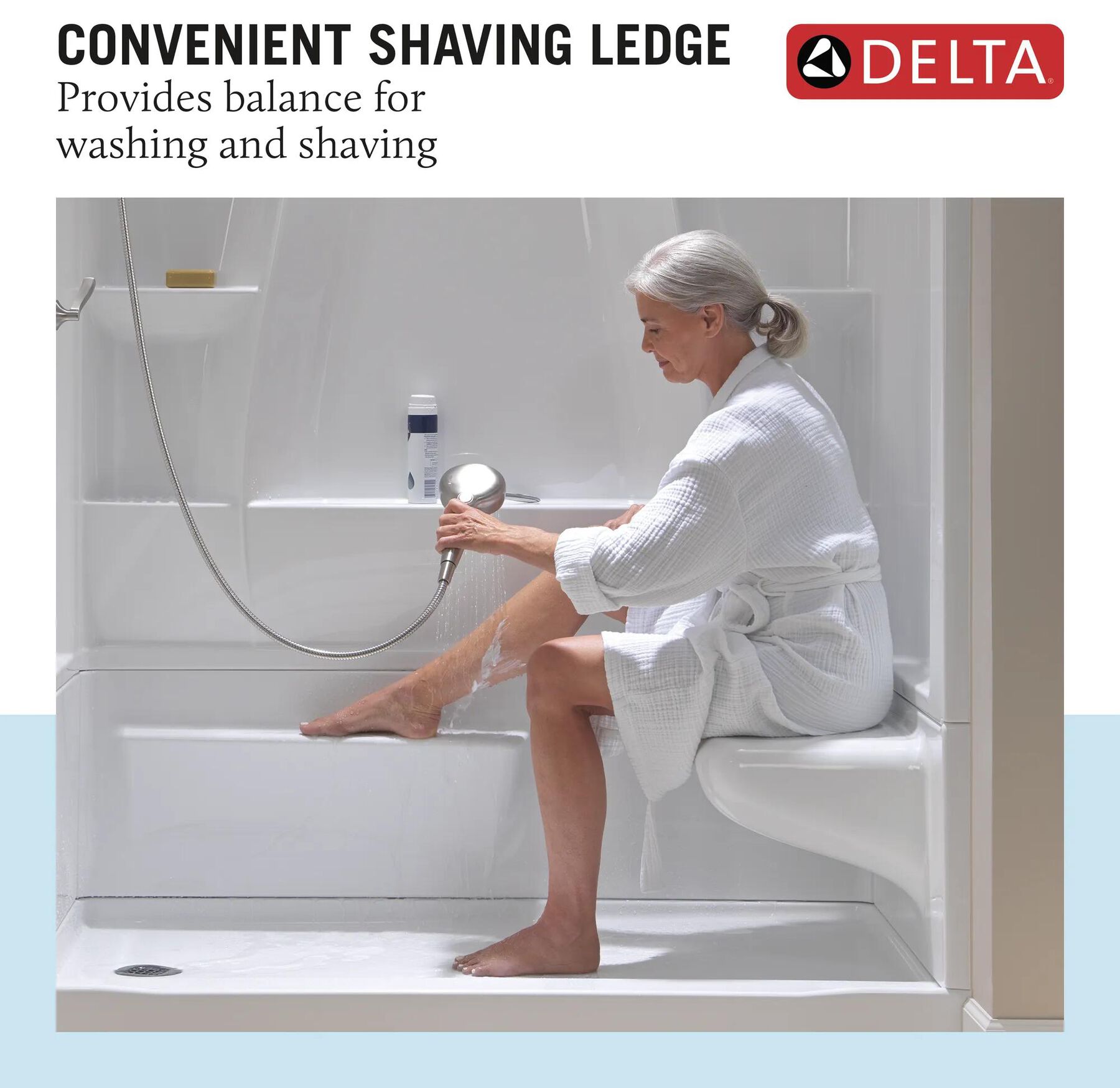 Procrylic Seated Shower Kit 60"x32" Left Drain