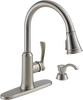 Single Handle Pull-Down Kitchen Faucet with Soap Dispenser and ShieldSpray&reg; Technology (Recertified)