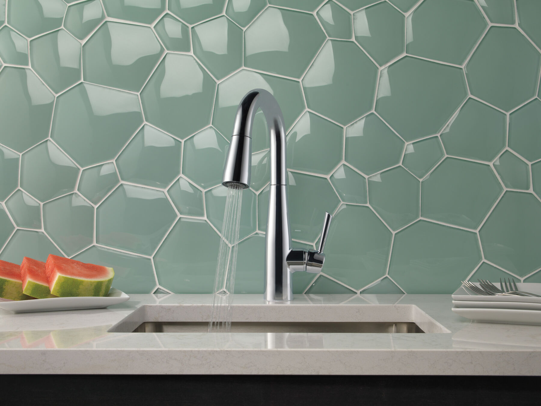 Single Handle Pull-Down Bar / Prep Faucet, image 3