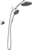 PivotPro&trade; 3-in-1 Combination Shower with TouchClean&reg; Spray Face