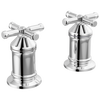 2 Handle Roman Tub handle Kit-Cross