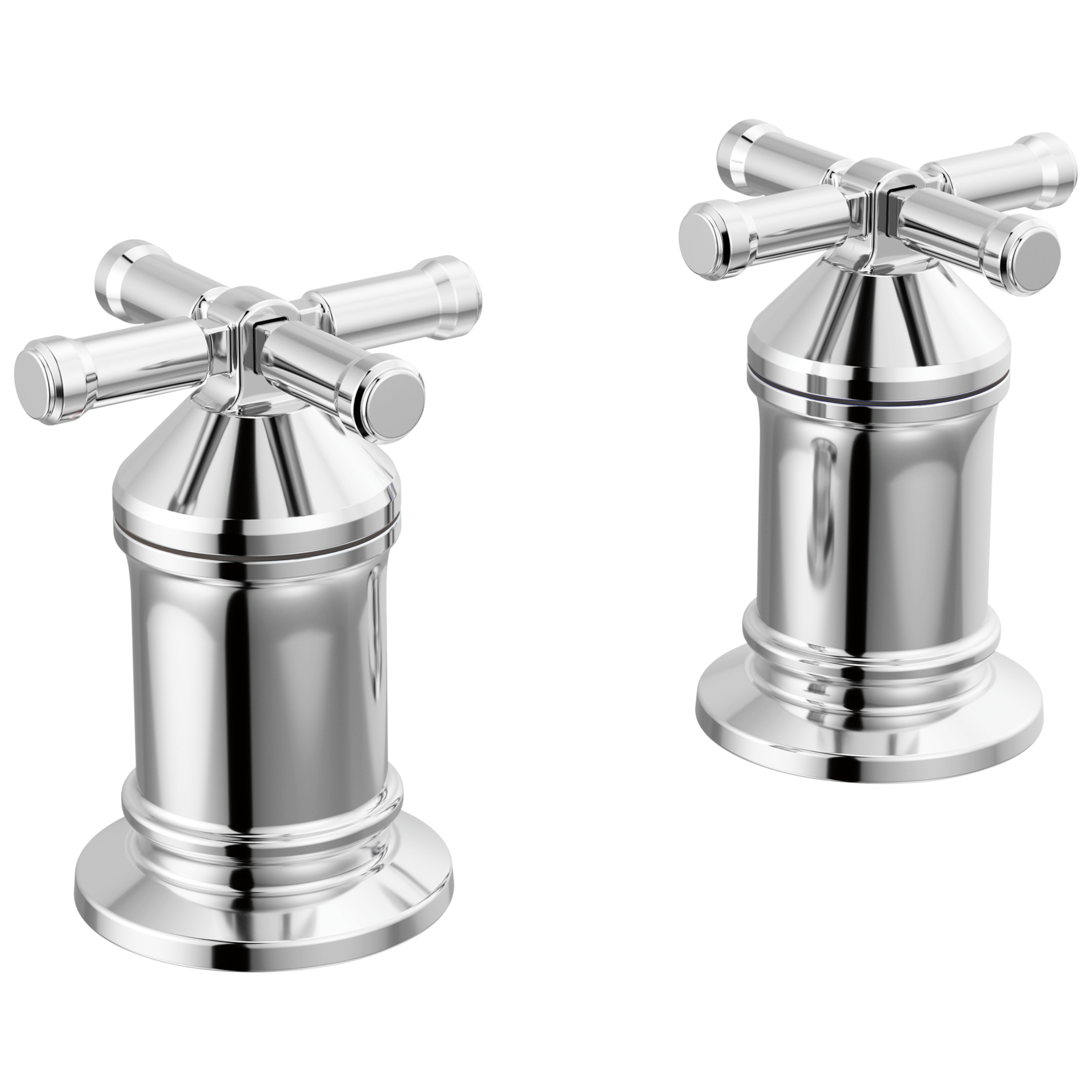 2 Handle Roman Tub handle Kit-Cross