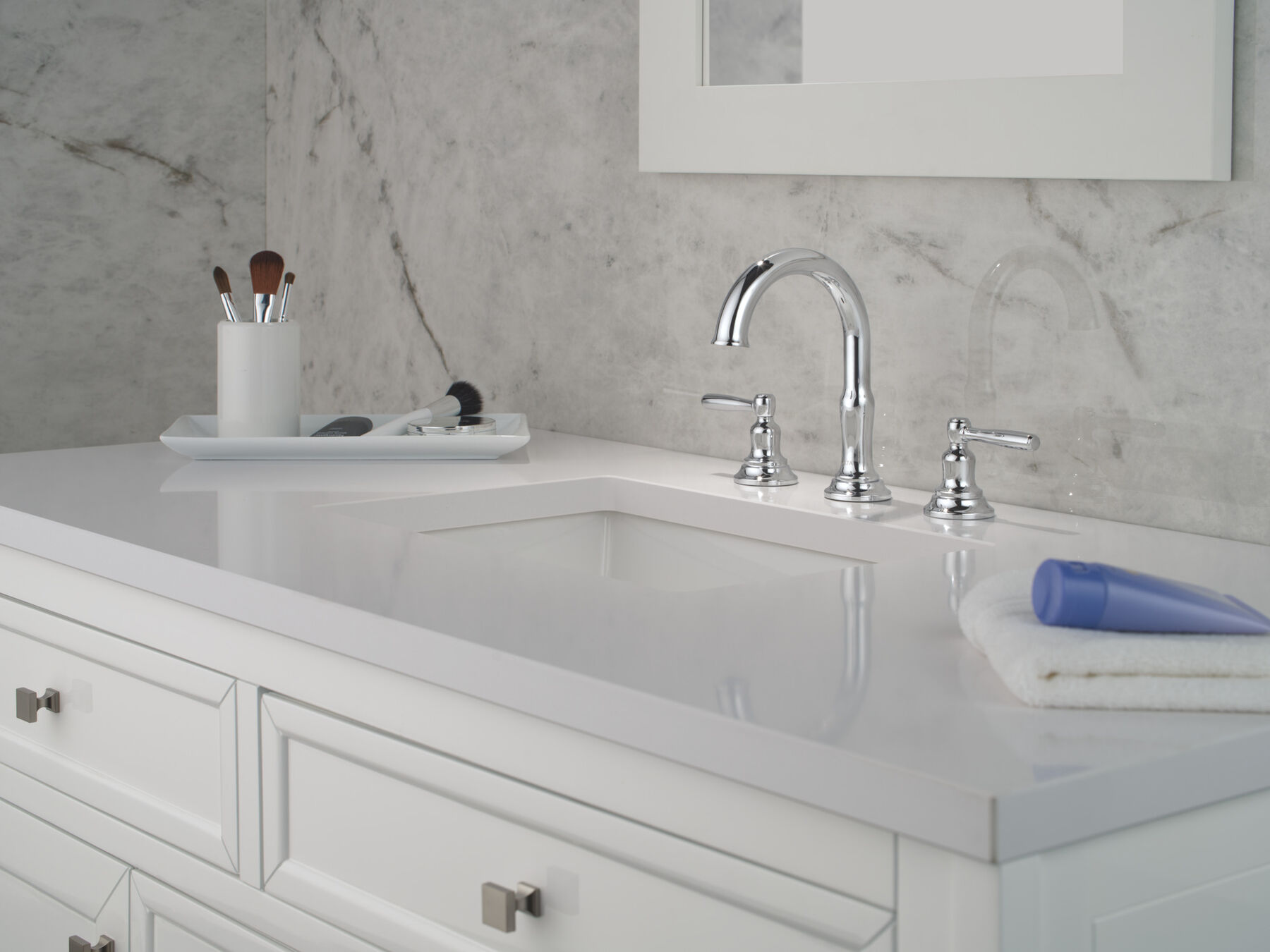 Two Handle Widespread Bathroom Faucet, image 4