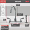 Two Handle Kitchen Faucet with Spray