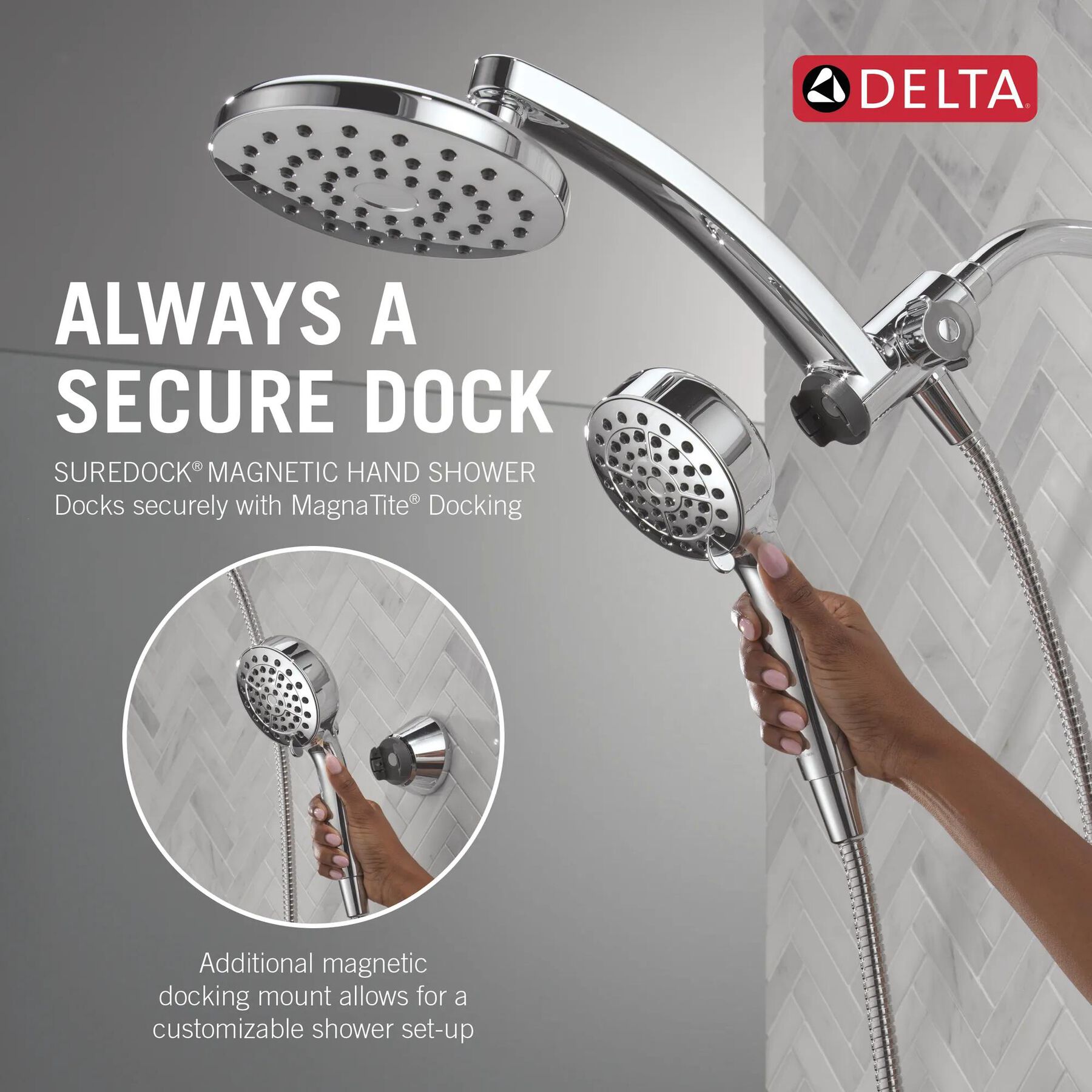 PivotPro&trade; 3-in-1 Combination Shower