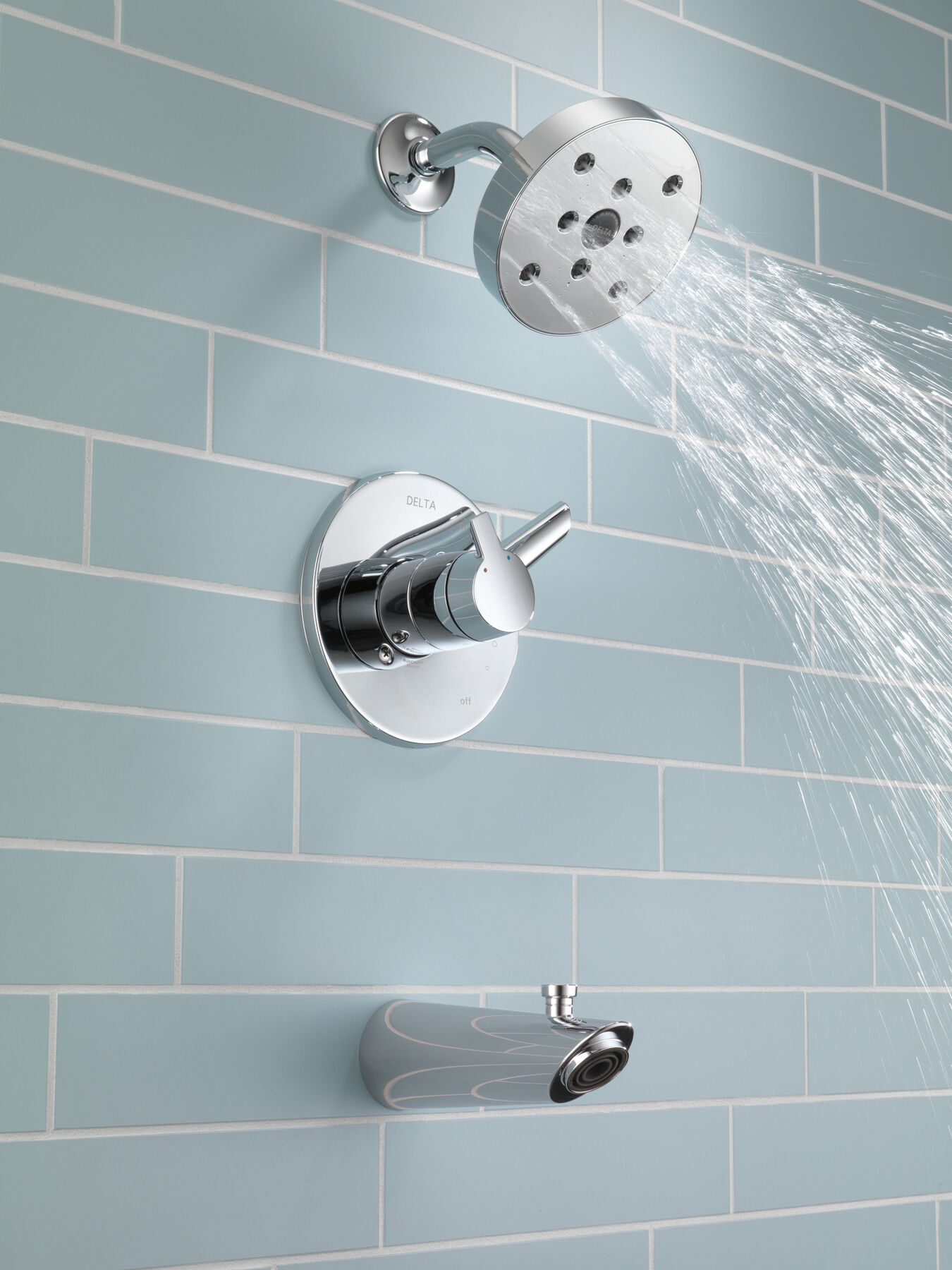Monitor® 17 Series H<sub>2</sub>Okinetic® Tub & Shower Trim, image 1