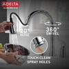 Single Handle Pull-Down Kitchen Faucet with Soap Dispenser