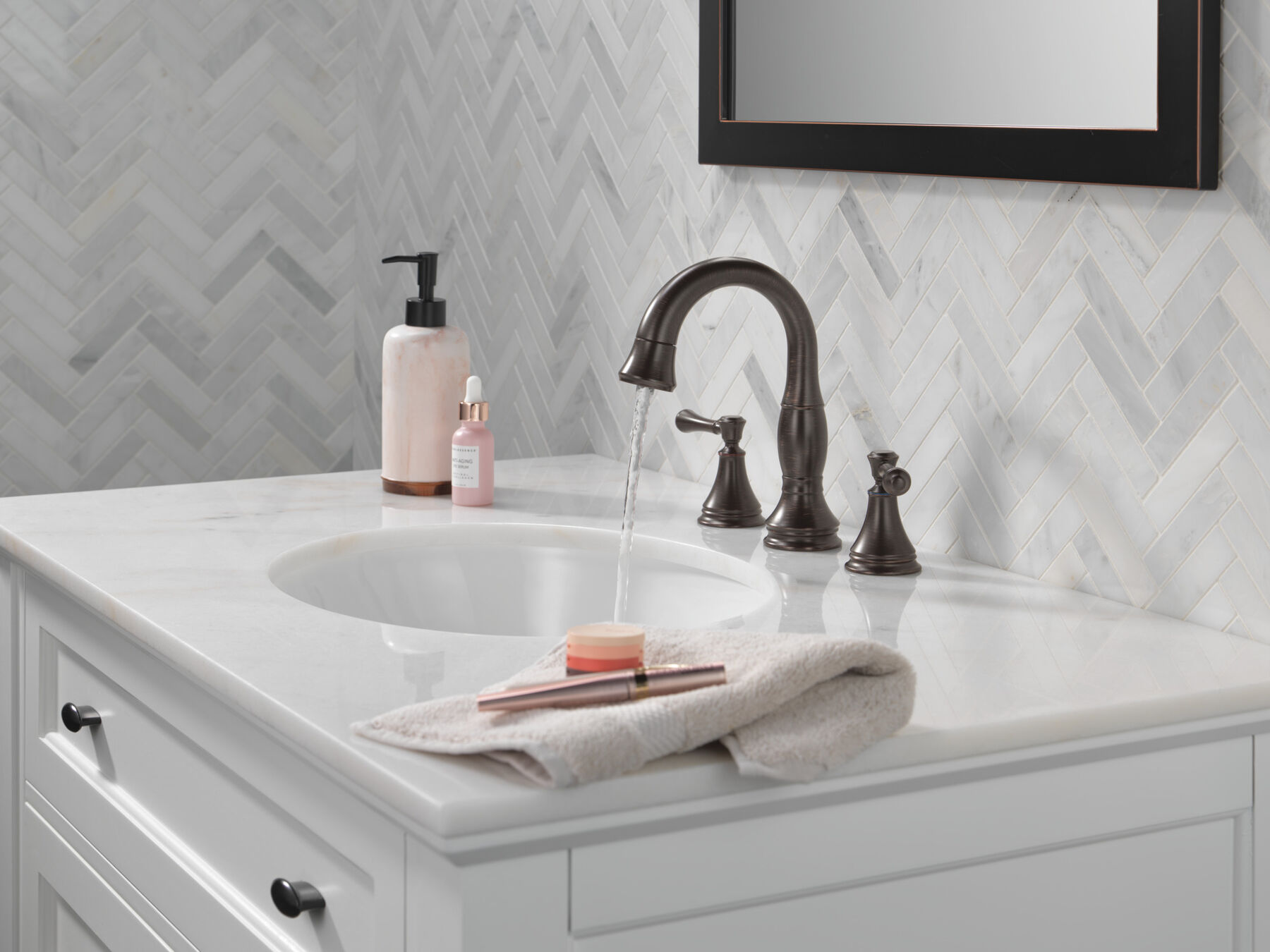 Two Handle Widespread Pull Down Bathroom (Recertified), image 6