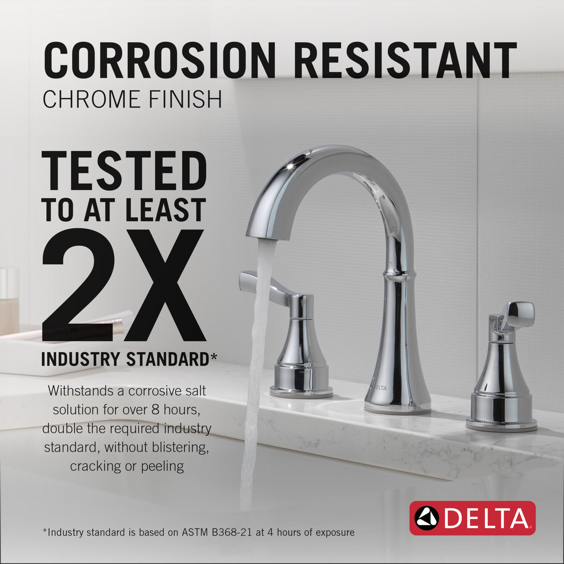 Two Handle Widespread Bathroom Faucet