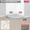 38'' Round Corner Shower Base