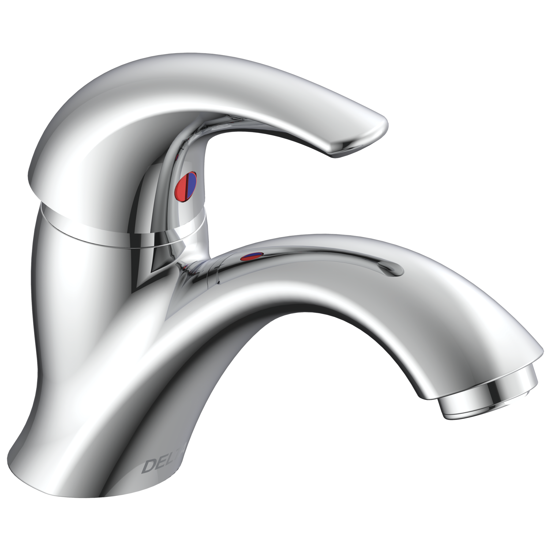 Single-Handle Single Hole Lavatory Faucet with Integrated Scald Risk Reduction