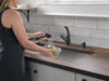Single Handle Pull-Out Kitchen Faucet with Soap Dispenser