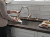 Single Handle Pull-Out Kitchen Faucet with Soap Dispenser and ShieldSpray® Technology