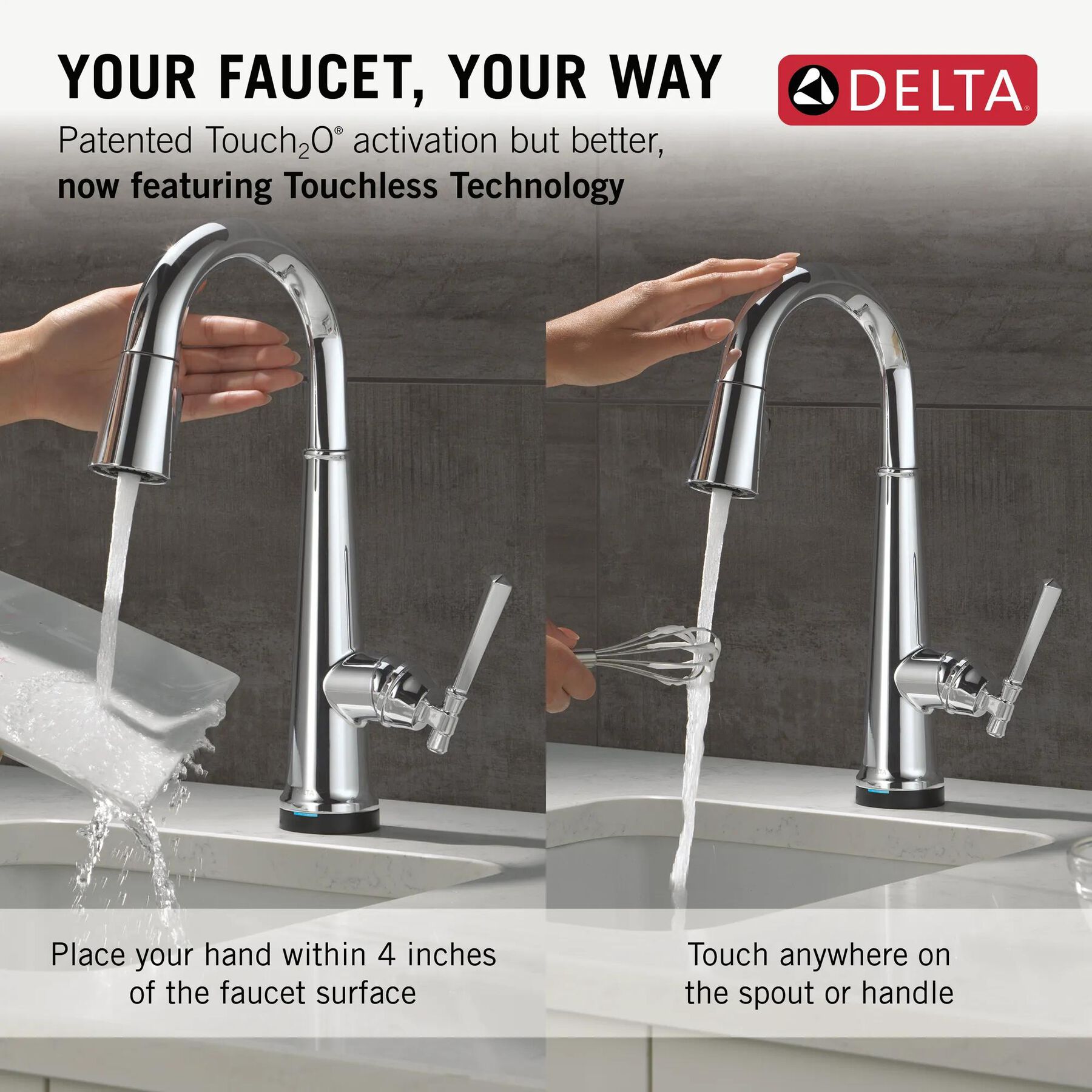 Touch2O&reg; Bar / Prep Faucet with Touchless Technology