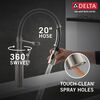 Single-Handle Pull-Down Spring Kitchen Faucet (Recertified)