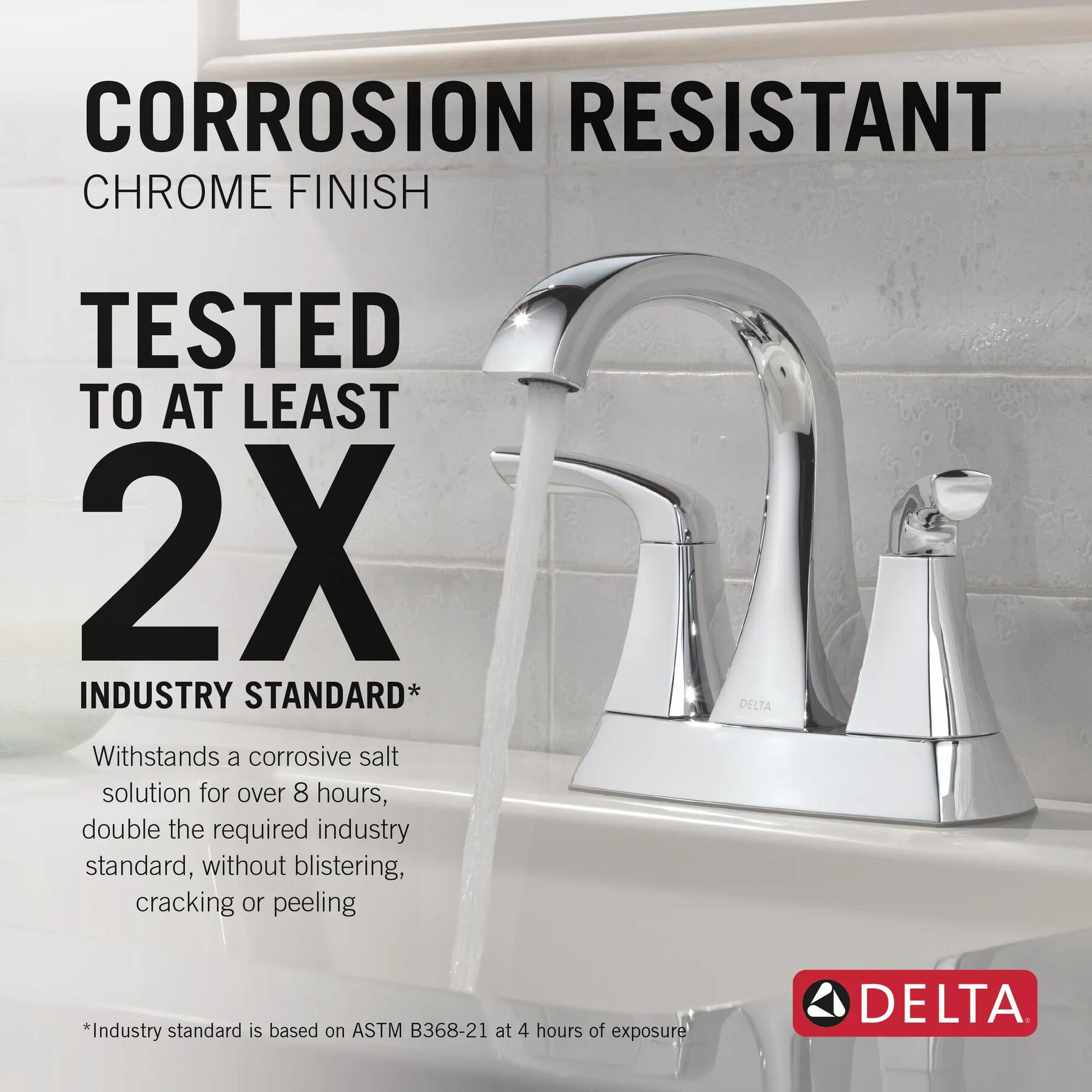 Two Handle Centerset Bathroom Faucet