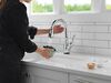 Touch2O with Touchless and VoiceIQ&reg; Technology Single Handle Pull-Down Kitchen Faucet with Soap Dispenser