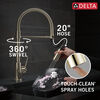 Single-Handle Pull-Down Spring Kitchen Faucet