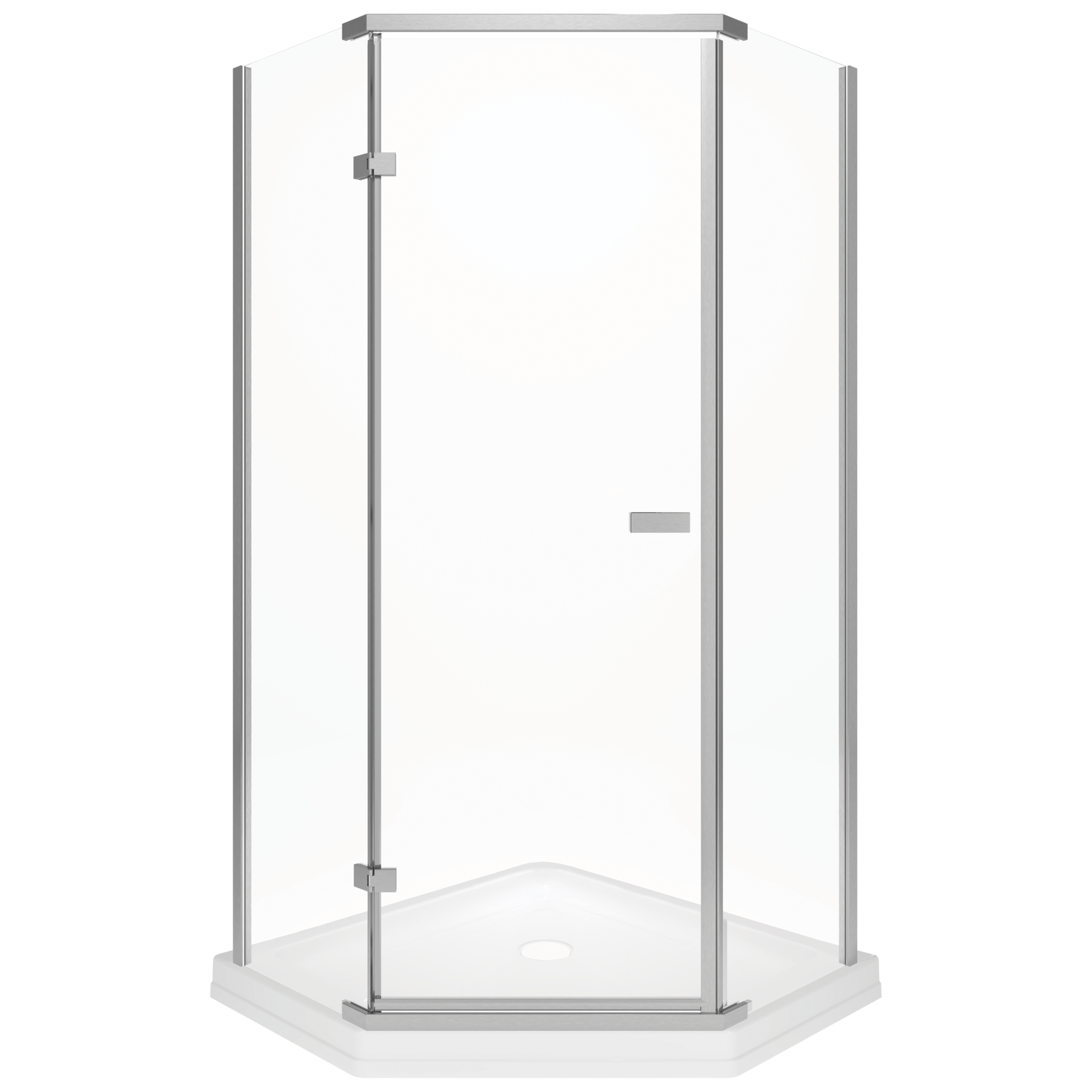 38'' Semi-Frameless Neo Angle Corner Shower