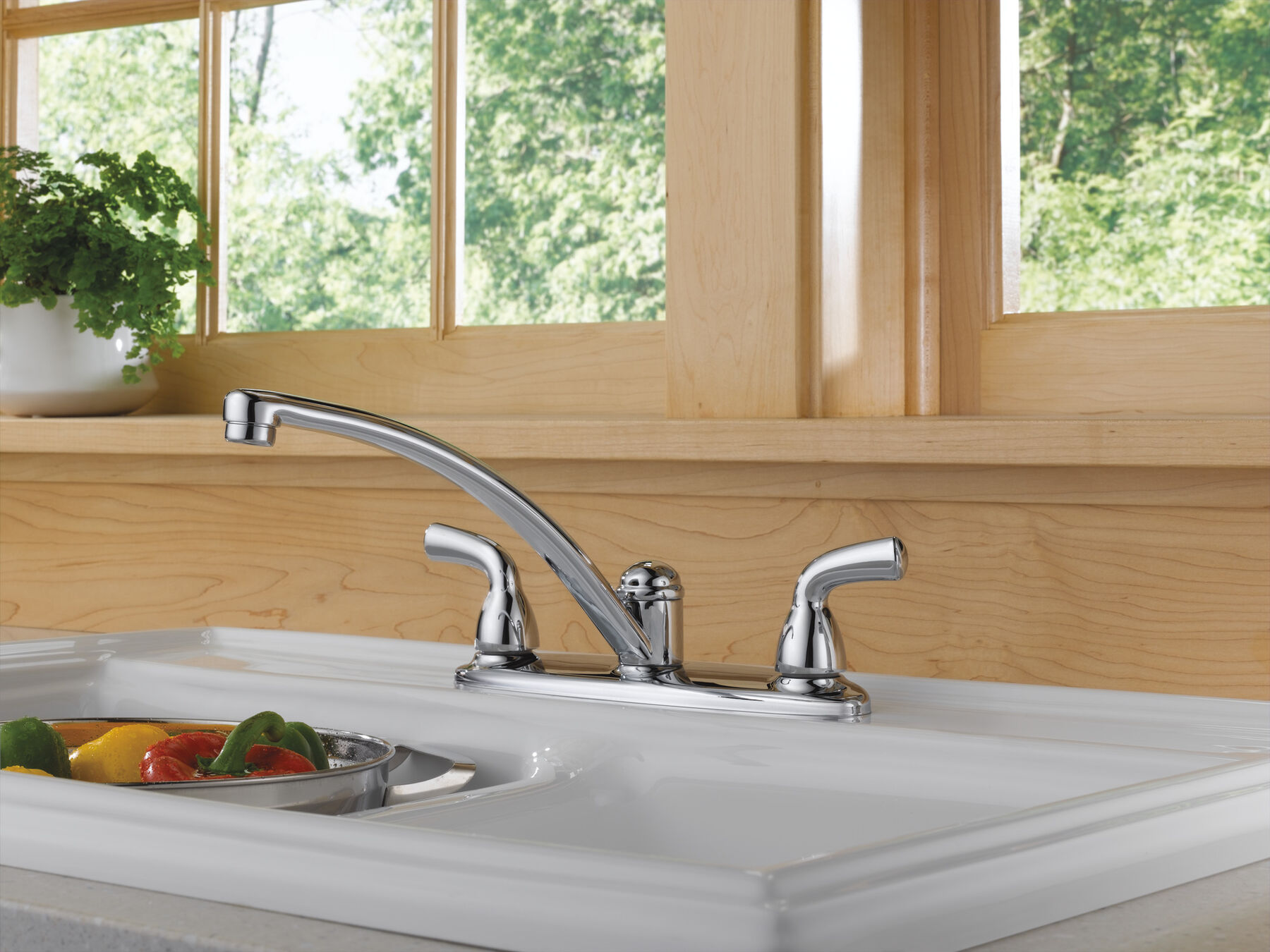 Two Handle Kitchen Faucet, image 2