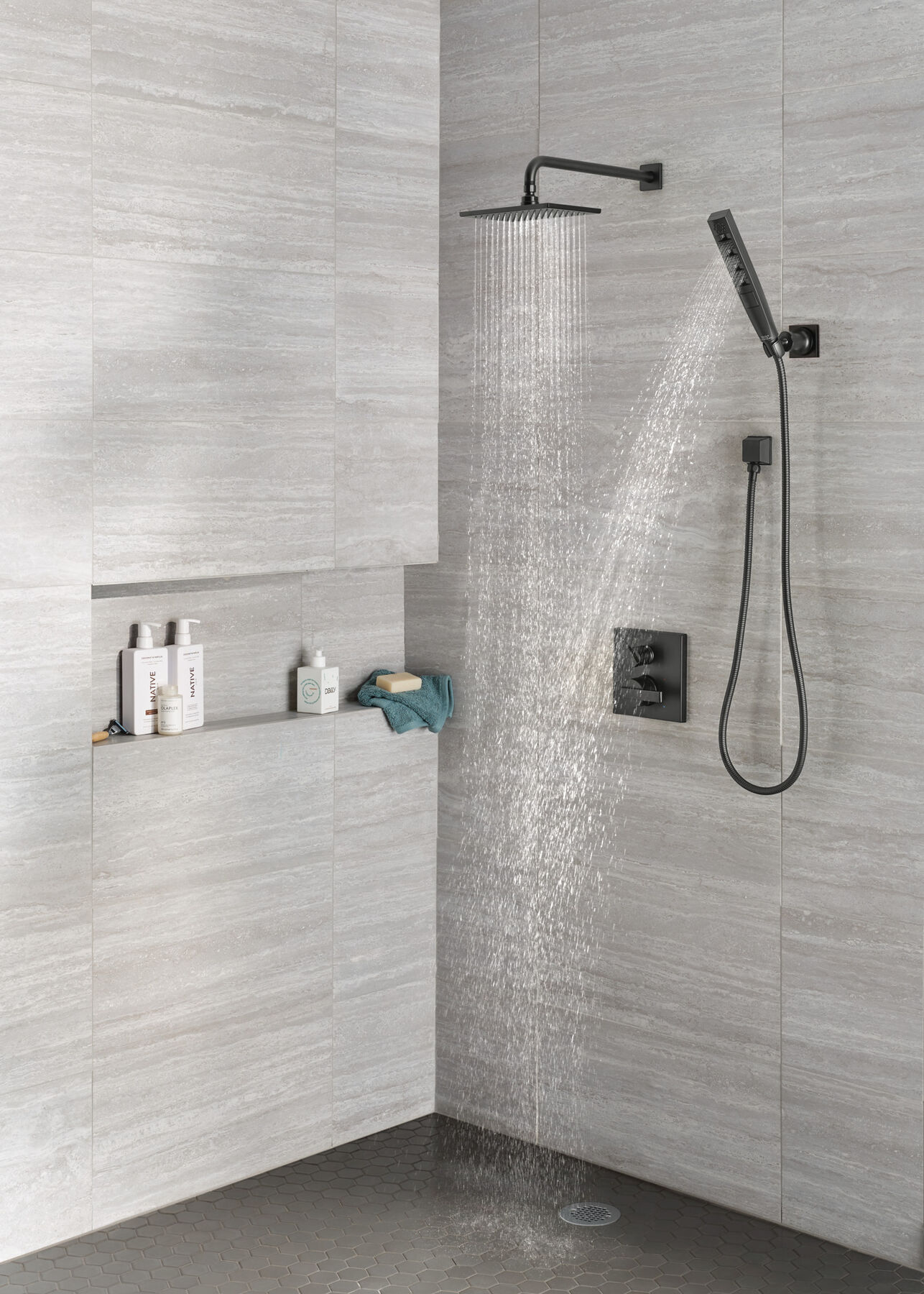 3-Setting Custom Shower Bundle with Raincan - 14 Series, image 12