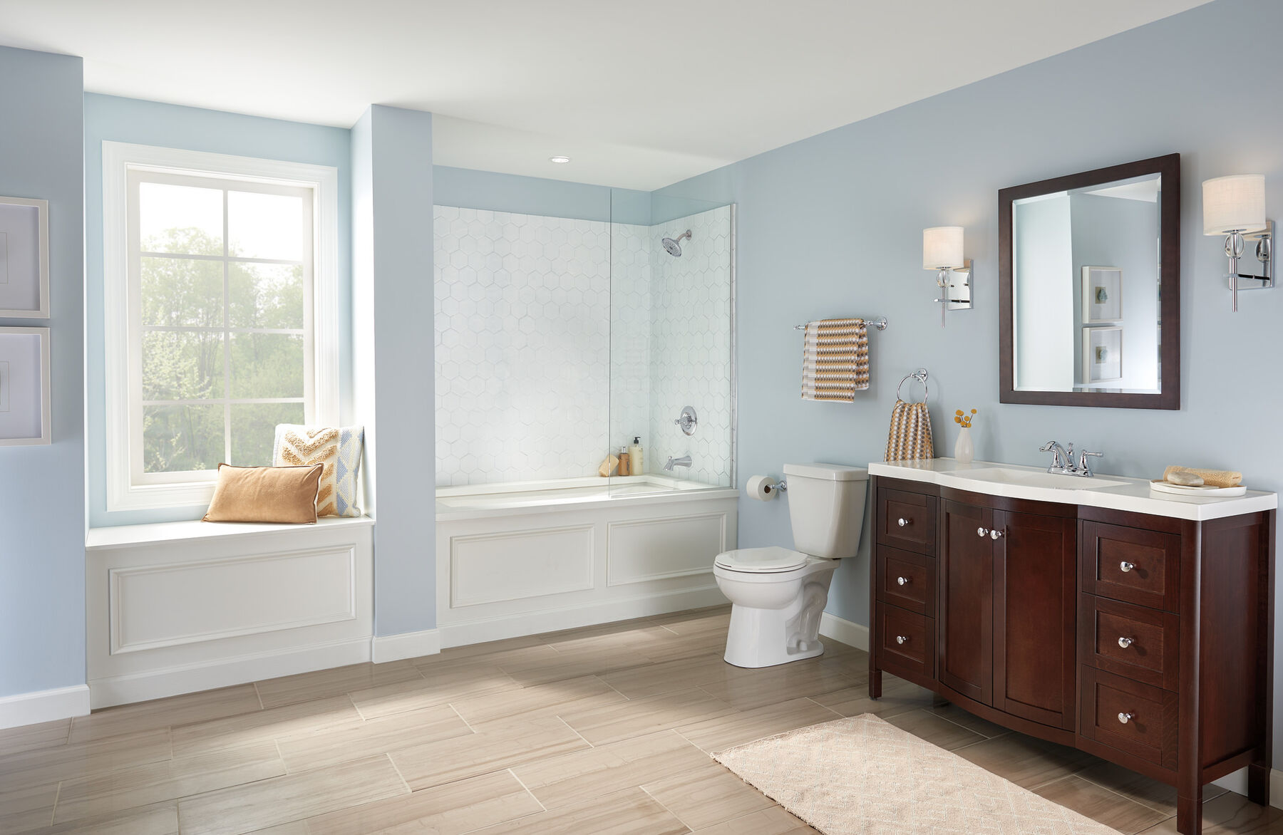 Two Handle Centerset Bathroom Faucet, image 6