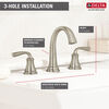 Two Handle Widespread Bathroom Faucet