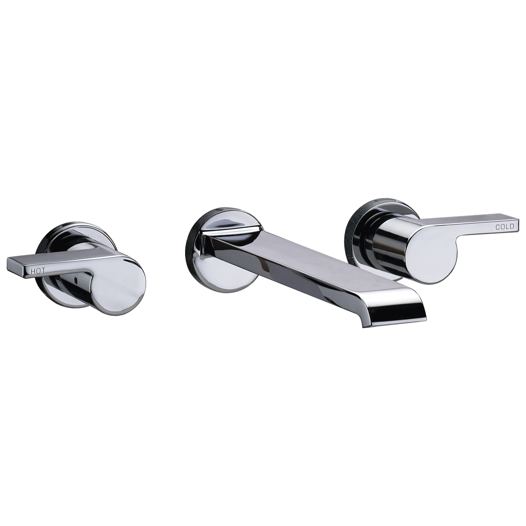 Two Handle Wall Mount Bathroom Includes Pop-Up - Delex Valve