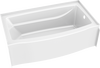 Classic 500 Curve Alcove Bathtub Right Drain 60x32"