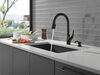 Single Handle Pull-Down Kitchen Faucet with Soap Dispenser and ShieldSpray Technology (Recertified)