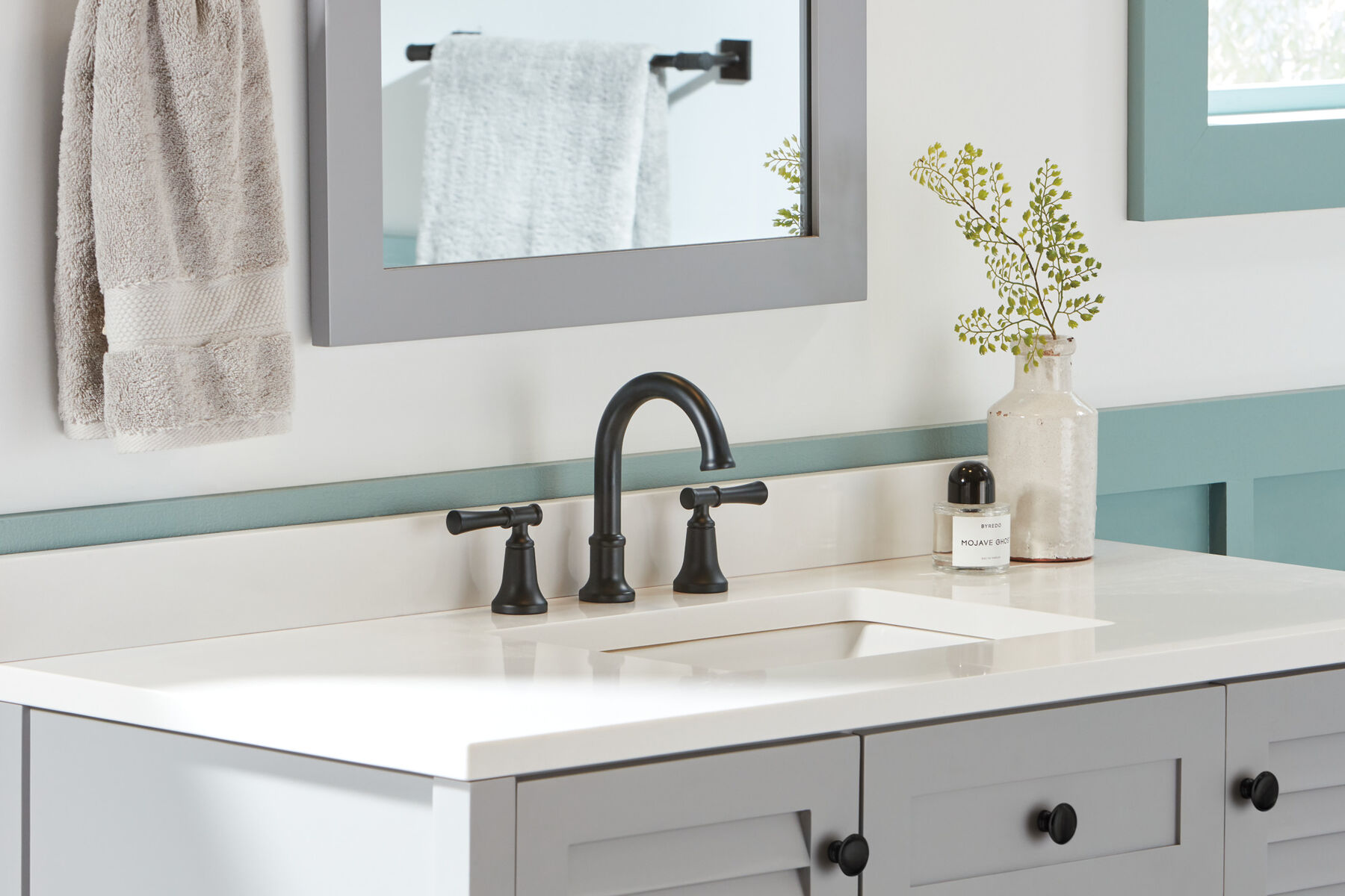 Two Handle Widespread Bathroom Faucet (Recertified), image 2