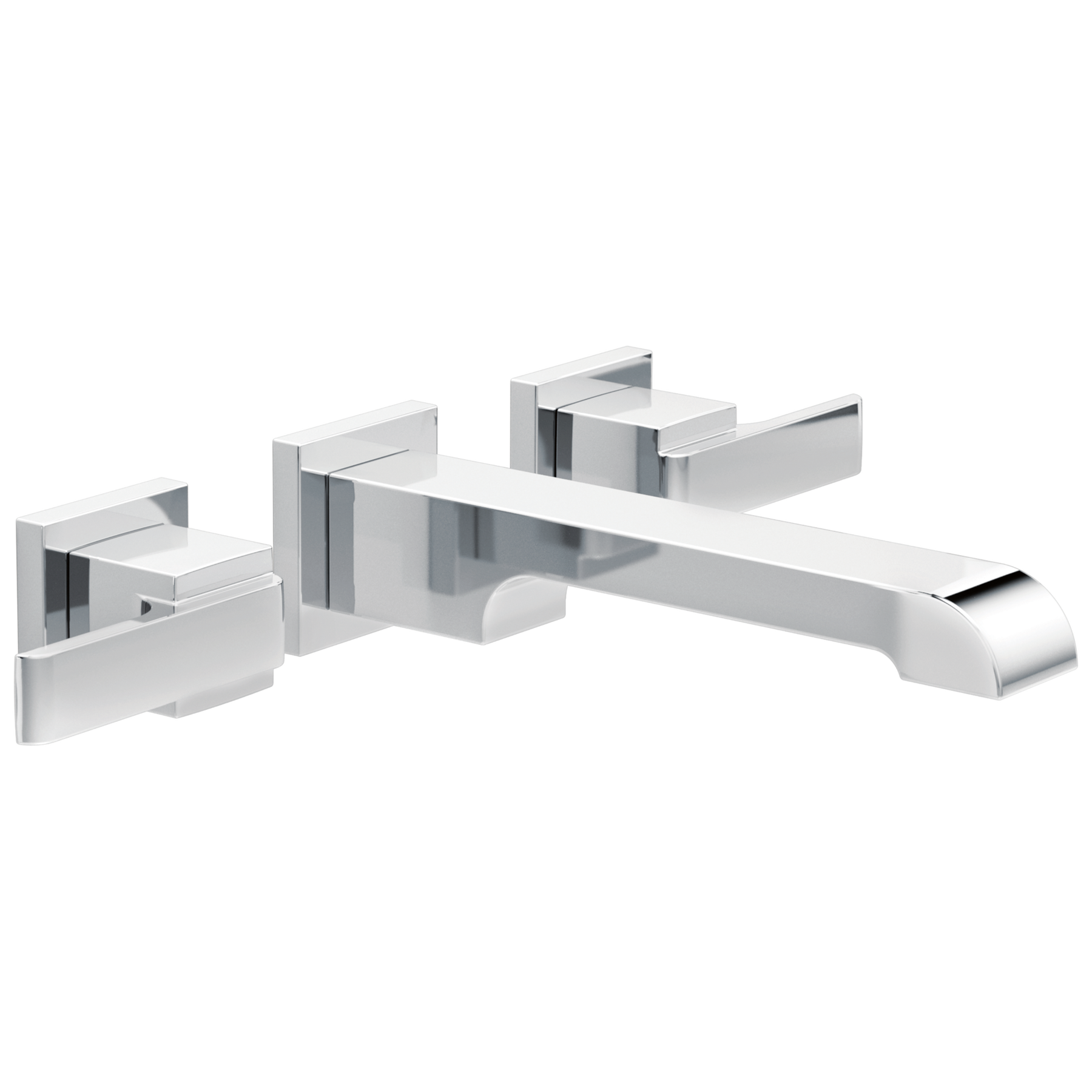 Two Handle Wall Mount Bathroom Faucet Trim