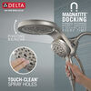 HydroRain® H2Okinetic® 5-Setting Two-in-One Shower Head (Recertified)