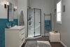 38" Frameless Neo Angle Shower Enclosure