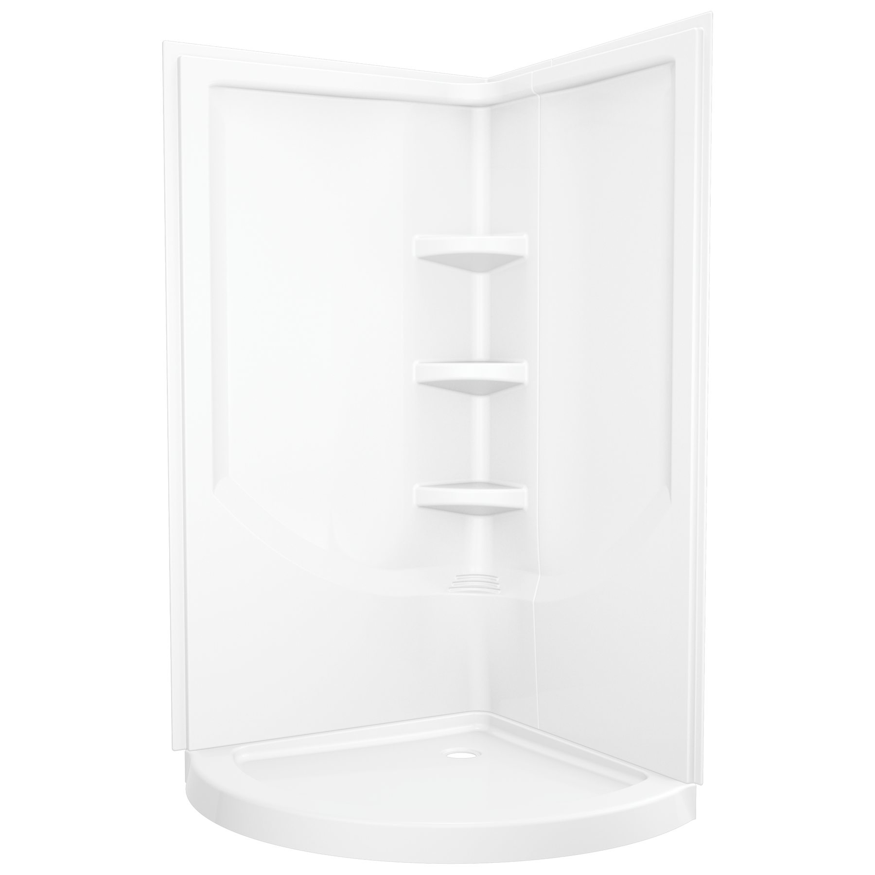 38'' Direct-to-Stud Corner Shower Wall Set, image 26