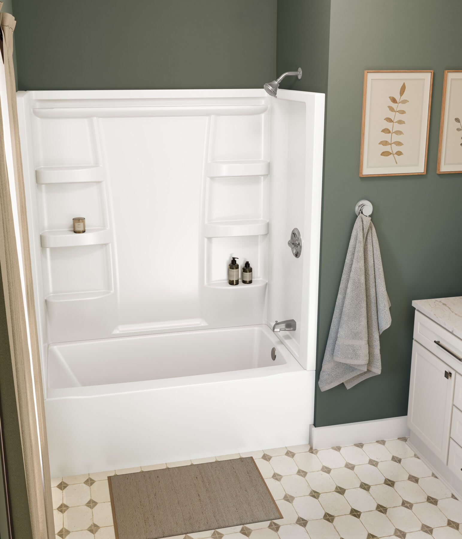 ProCrylic Bathtub 60 in. x 32 in. Right Drain, image 4