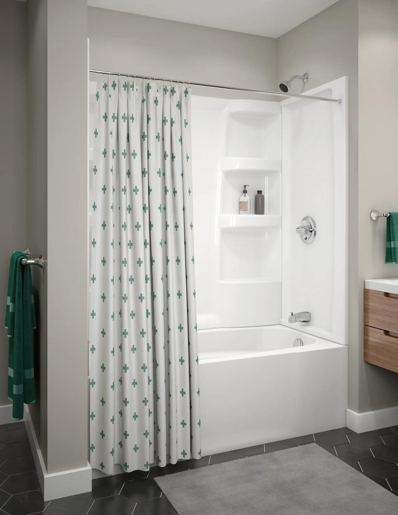 ProCrylic 60 in. x 30 in. Bathtub Surround