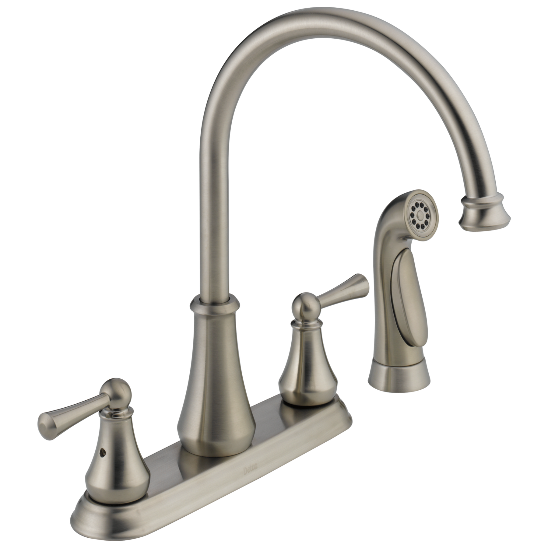 Two Handle Kitchen Faucet with Spray (Recertified)