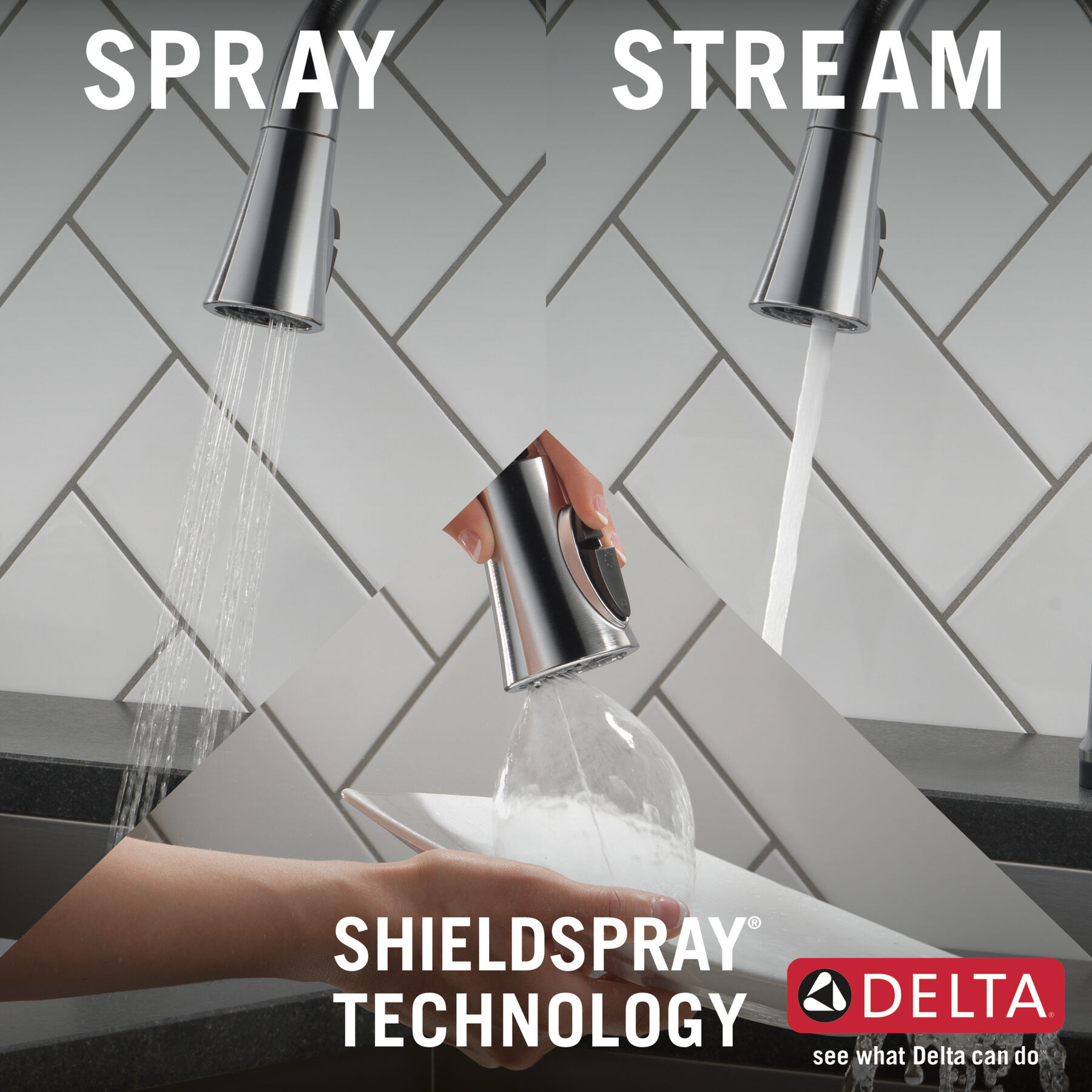 Touch<sub>2</sub>O®  Pull-Down Kitchen w/ShieldSpray 1L (Recertified), image 14