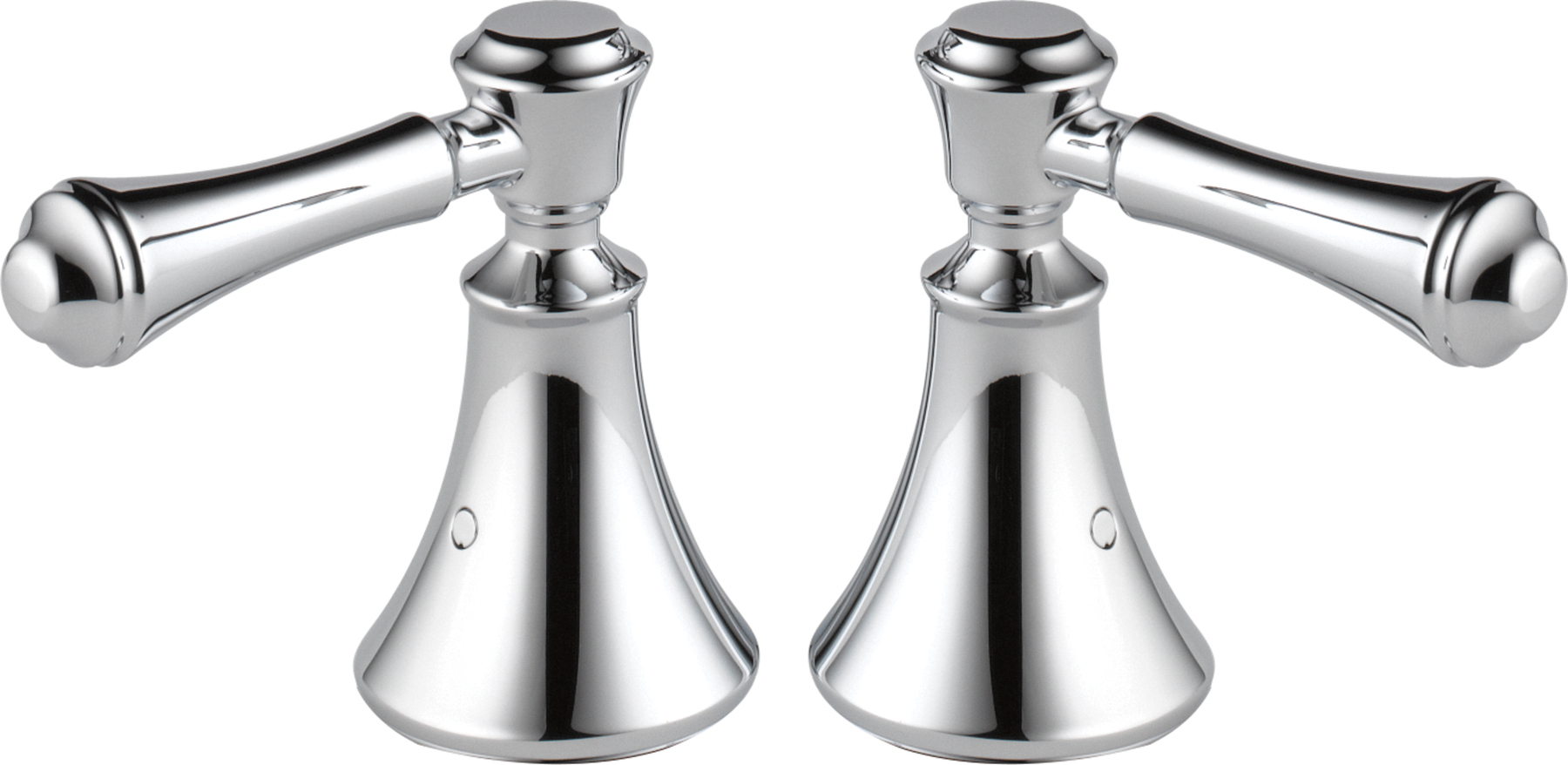 Metal Lever Handle Set - Roman Tub, image 1