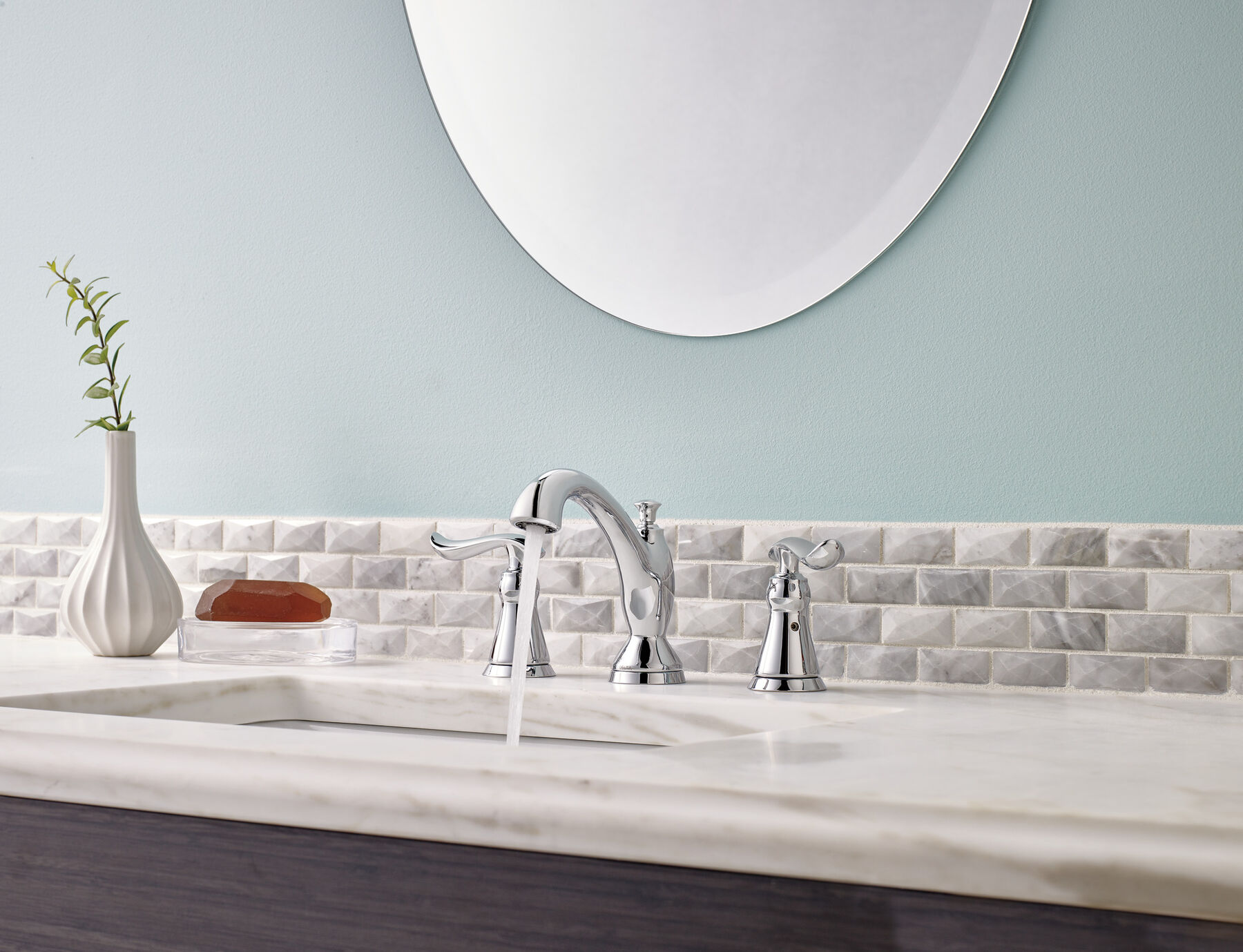 Two Handle Widespread Bathroom Faucet, image 3