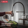 Single-Handle Pull-Down Spring Kitchen Faucet