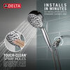 6-Setting Hand Shower with Cleaning Spray