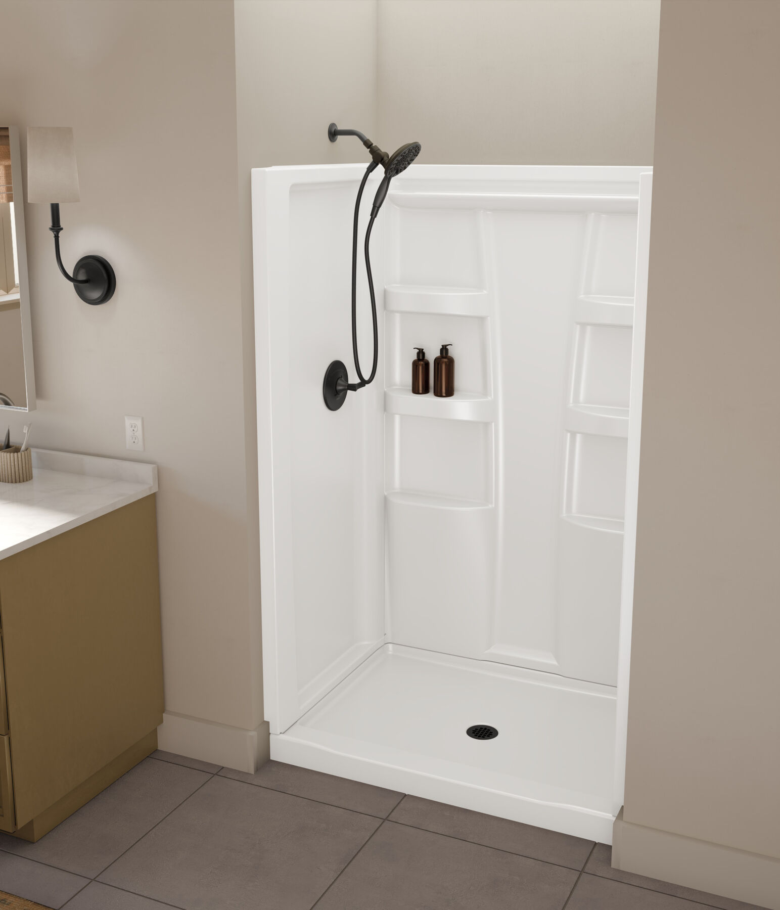 ProCrylic 48 in. Shower Surround, image 4