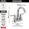 Two Handle Centerset Bathroom Faucet