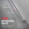 24" Reversible Linear Shower Drain Trim