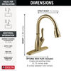 Single Handle Pull-Down Kitchen Faucet with ShieldSpray® Technology