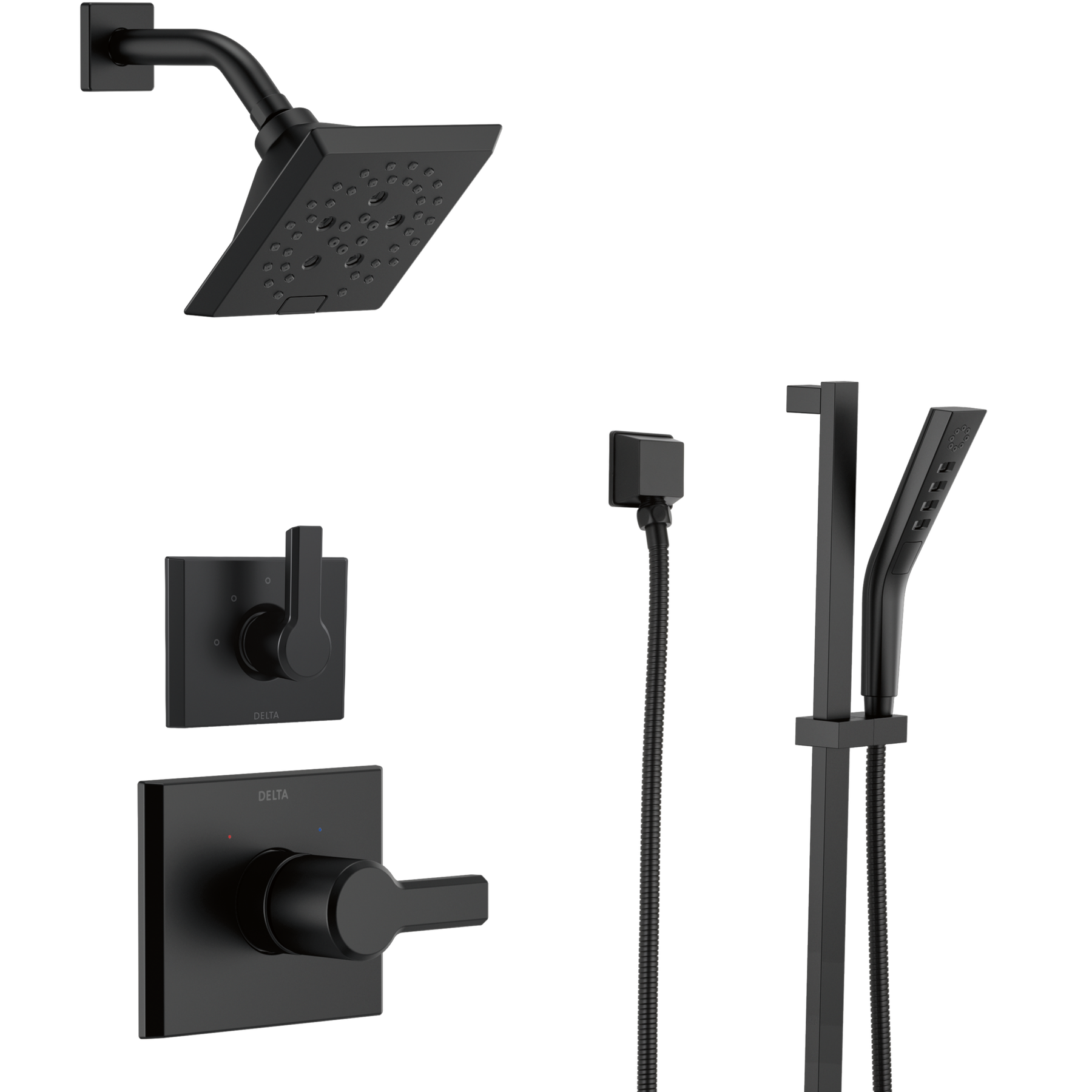 H<sub>2</sub>Okinetic® 3-Setting Slide Bar Hand Shower (Recertified), image 4